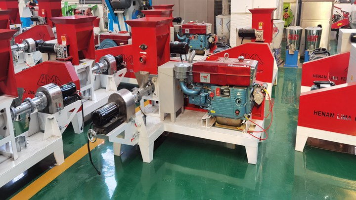 small Sturgeon feed processing machine in Ghana